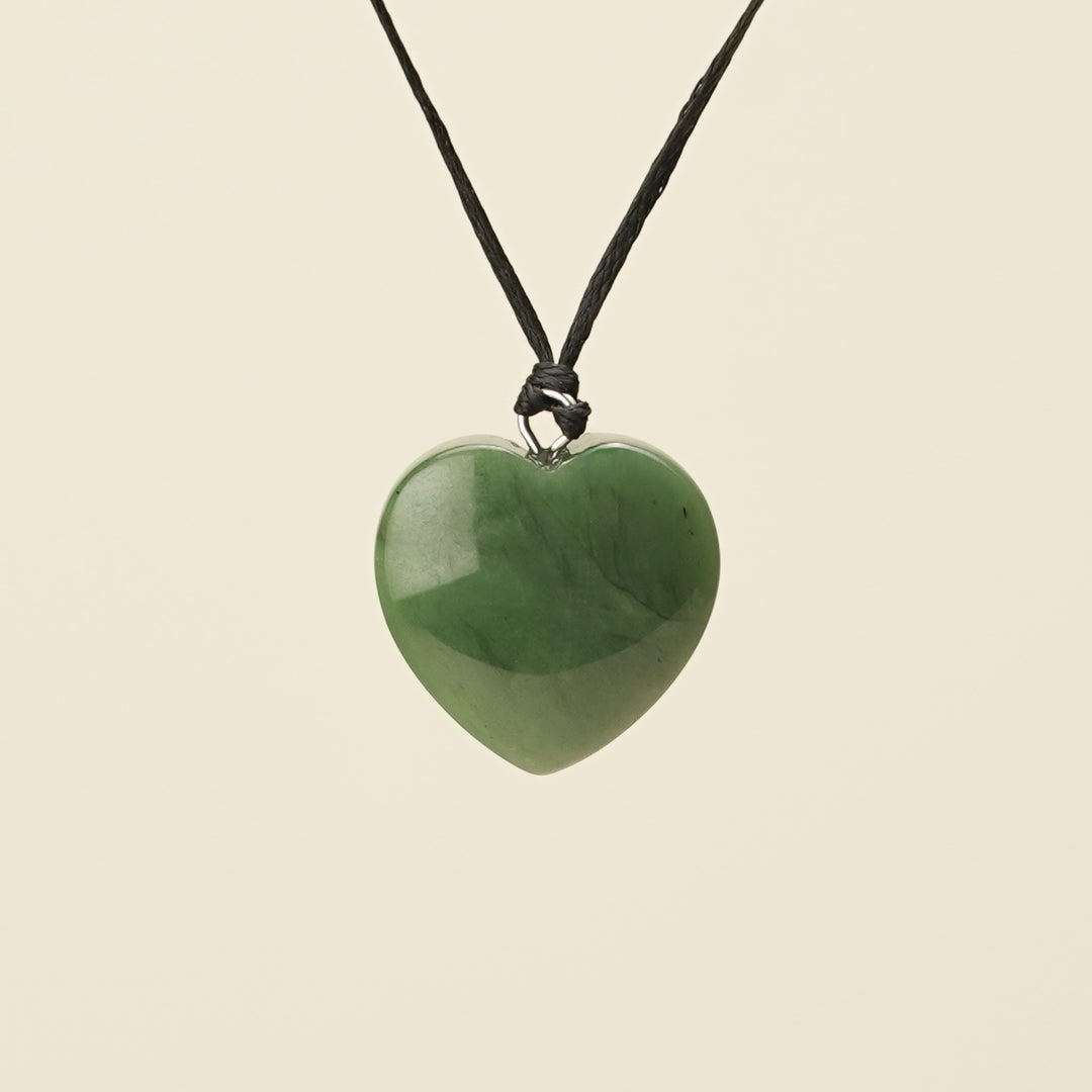 Manawa Heart Greenstone Small
