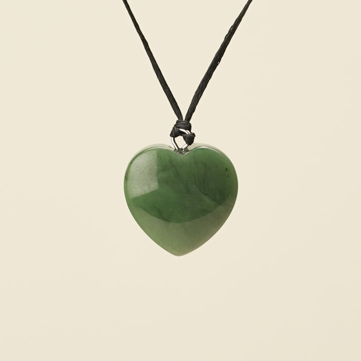 Manawa Heart Greenstone Small