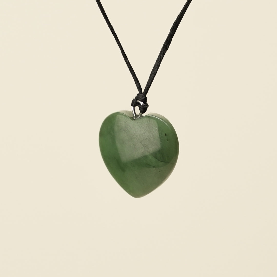 Manawa Heart Greenstone Small