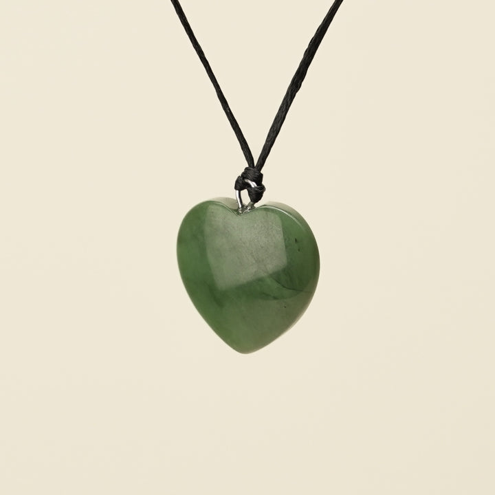 Manawa Heart Greenstone Small