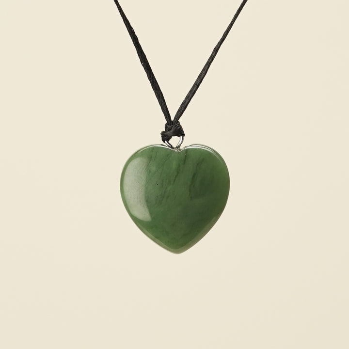 Manawa Heart Greenstone Small