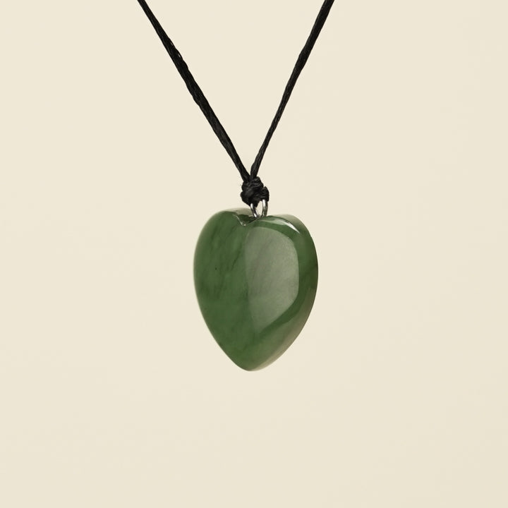 Manawa Heart Greenstone Small
