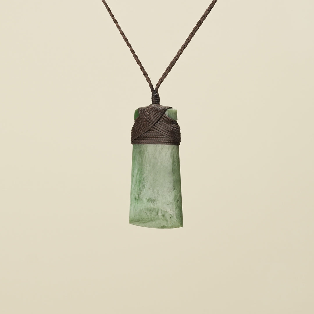 Medium Inanga Toki Pounamu Brown Binding