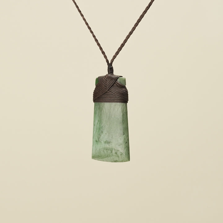 Medium Inanga Toki Pounamu Brown Binding