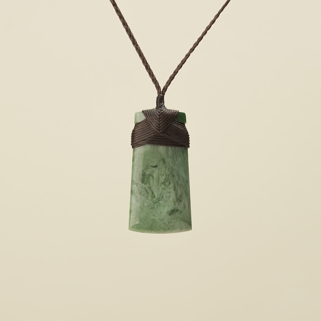 Medium Inanga Toki Pounamu Brown Binding