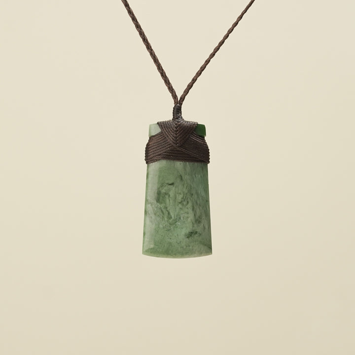 Medium Inanga Toki Pounamu Brown Binding
