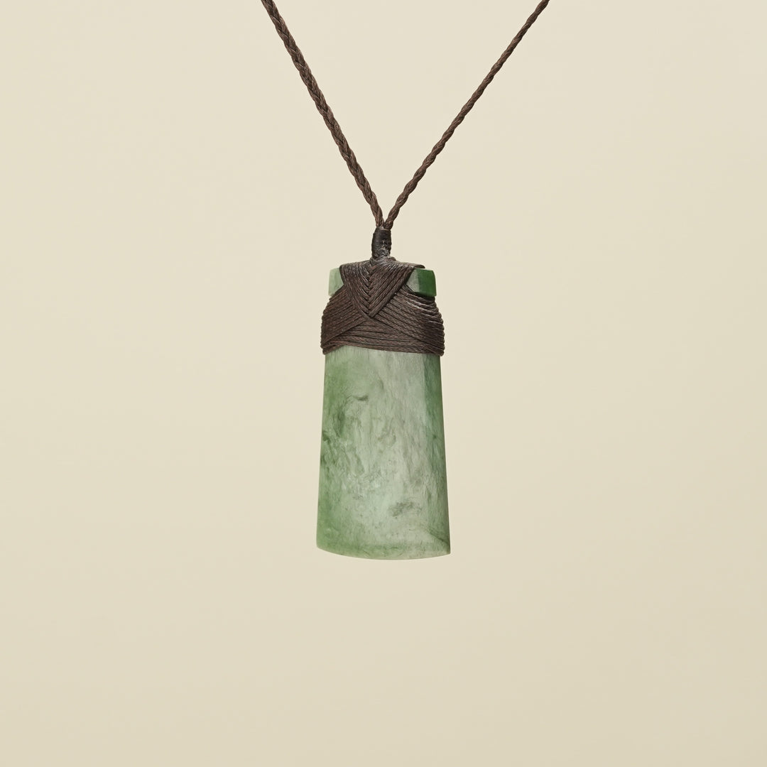 Medium Inanga Toki Pounamu Brown Binding