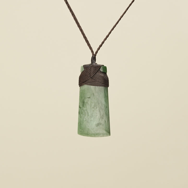 Medium Inanga Toki Pounamu Brown Binding