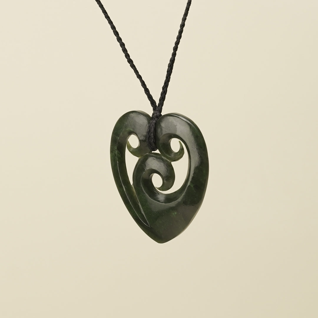 Triple Koru Manawa Pounamu Extra Large