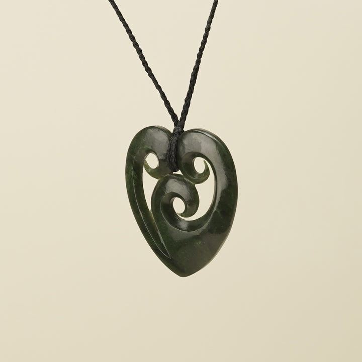Triple Koru Manawa Pounamu Extra Large