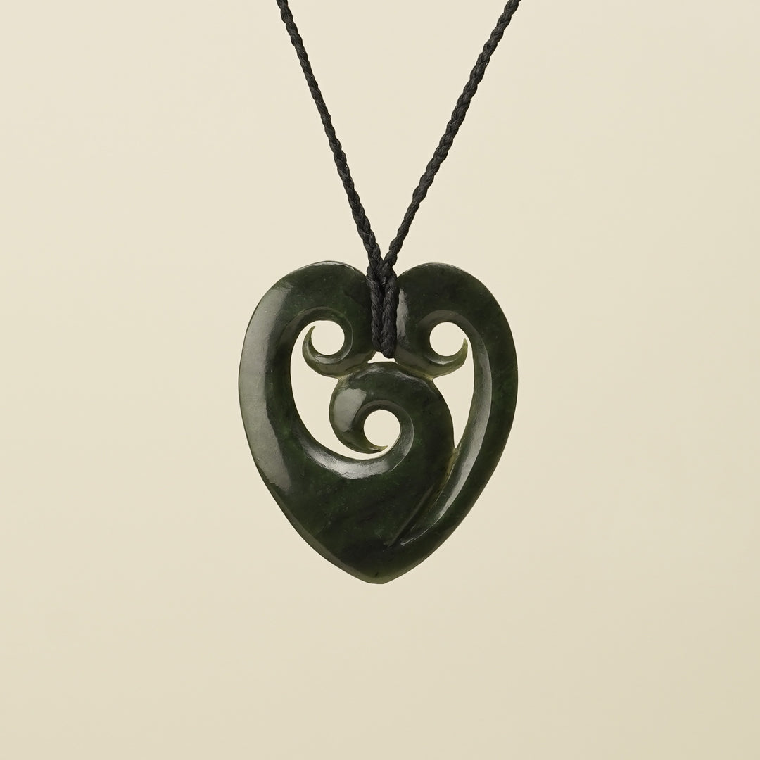 Triple Koru Manawa Pounamu Extra Large