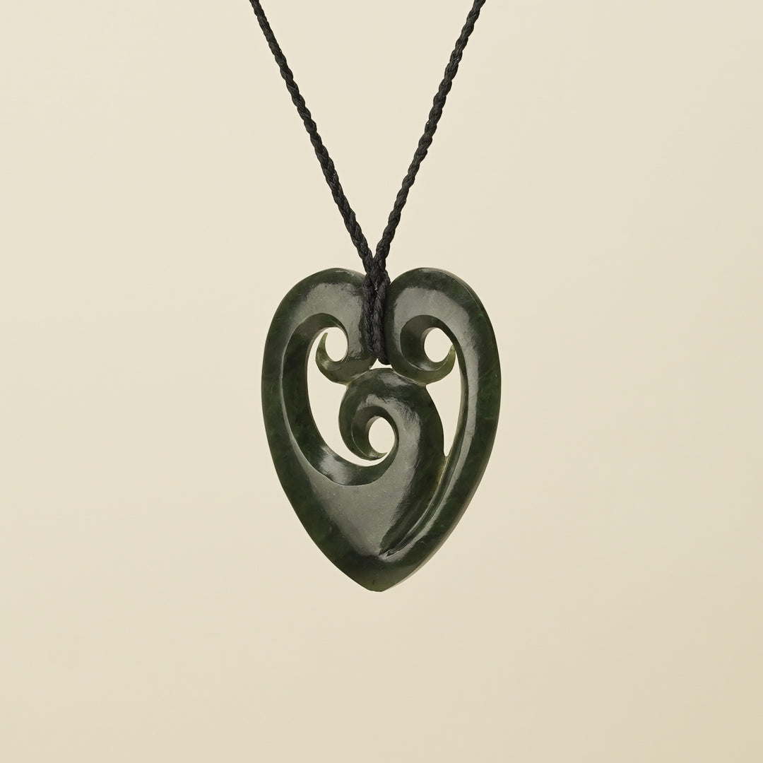 Triple Koru Manawa Pounamu Extra Large