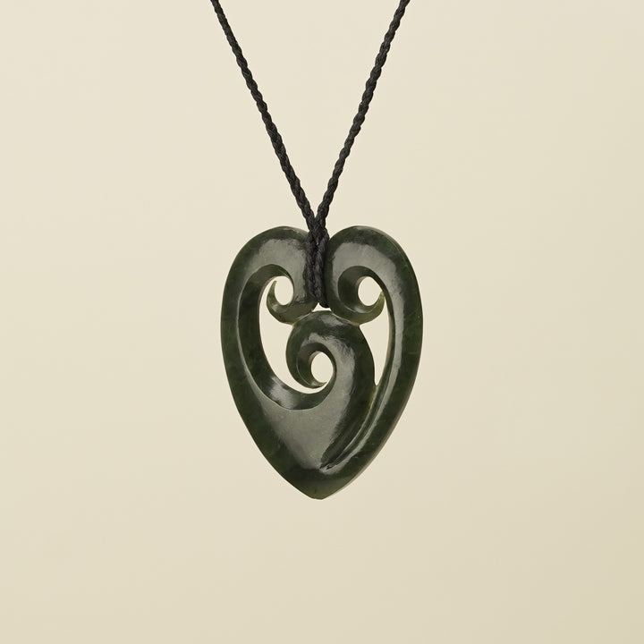 Triple Koru Manawa Pounamu Extra Large