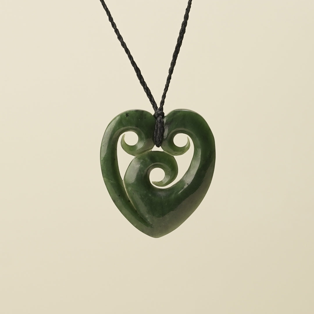 Triple Koru Manawa Pounamu Extra Large