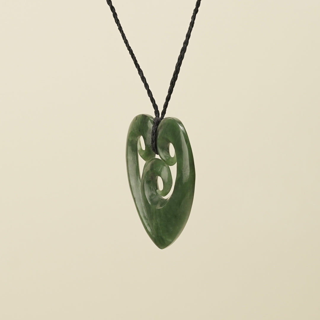 Triple Koru Manawa Pounamu Extra Large