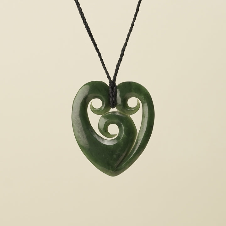 Triple Koru Manawa Pounamu Extra Large