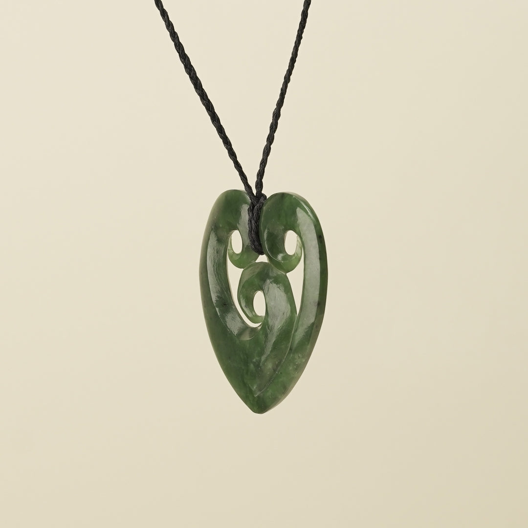 Triple Koru Manawa Pounamu Extra Large