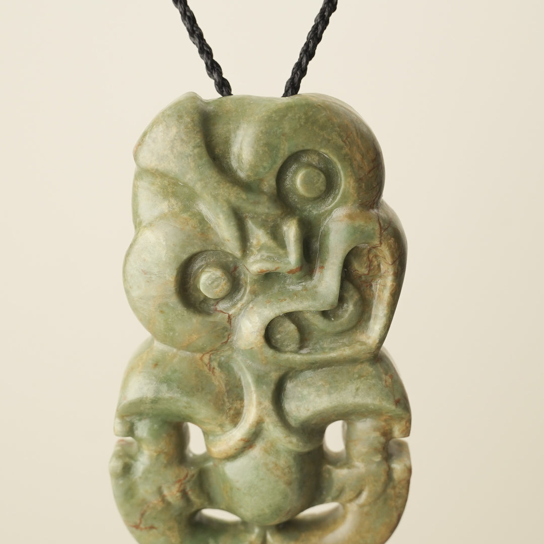 Hei Tiki Raukaraka Pounamu XL Pendant