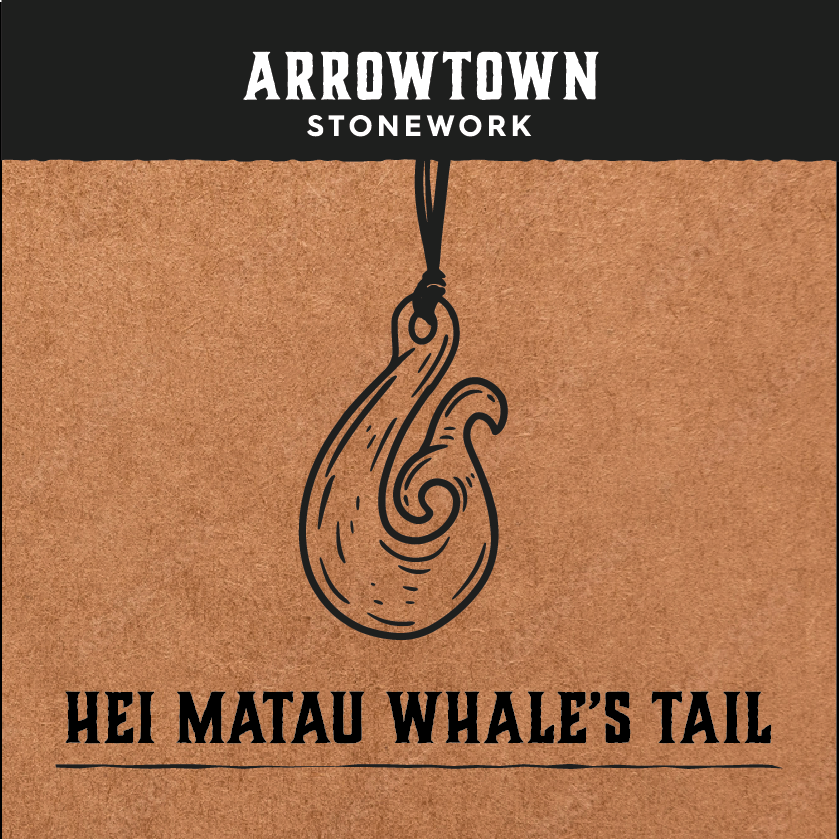 Extra Large Hei Matau Whale's Tail