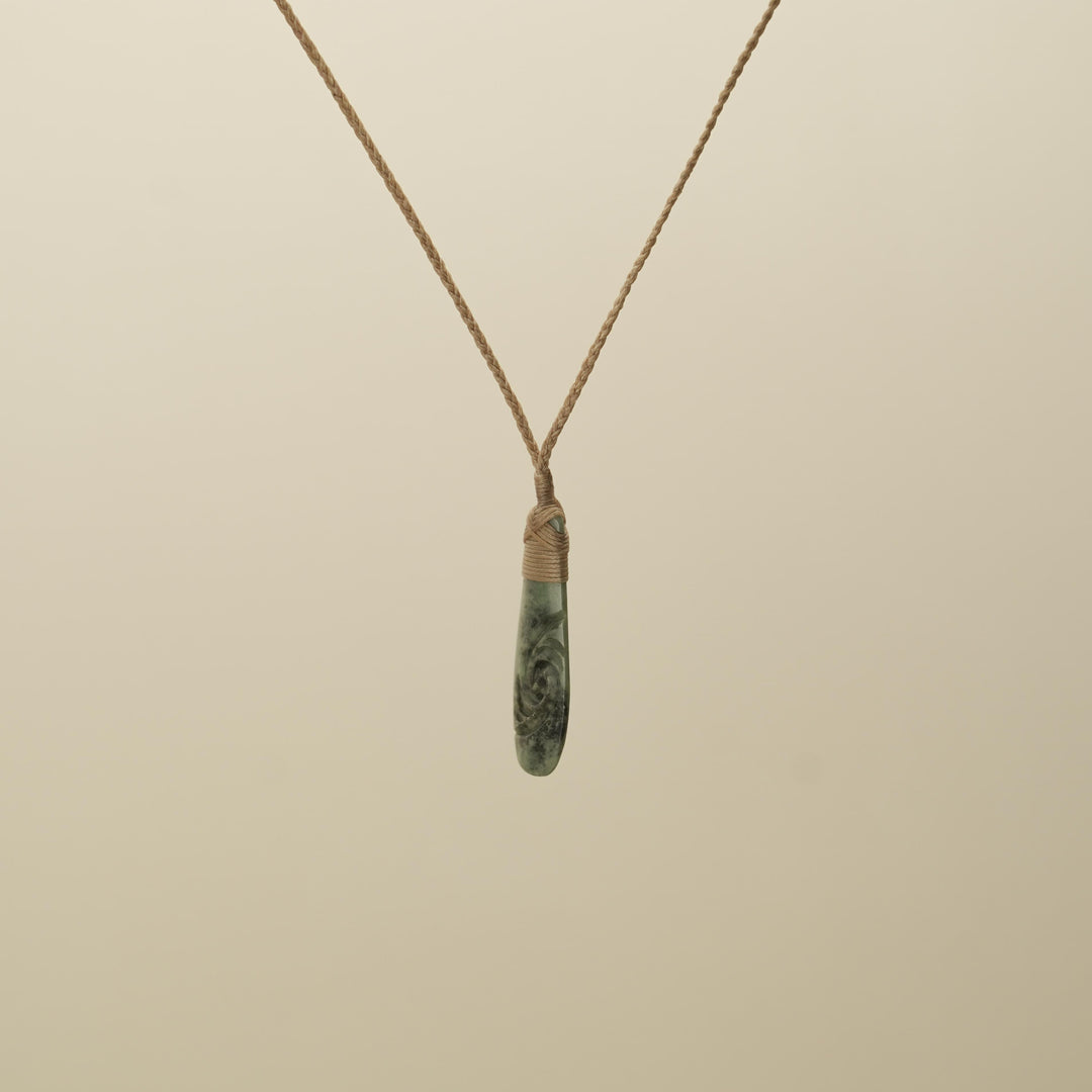 Roimata Whakarei Small Medium Pounamu Pendant SC