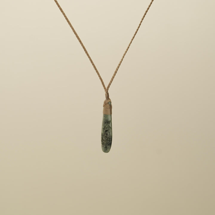 Roimata Whakarei Small Medium Pounamu Pendant SC