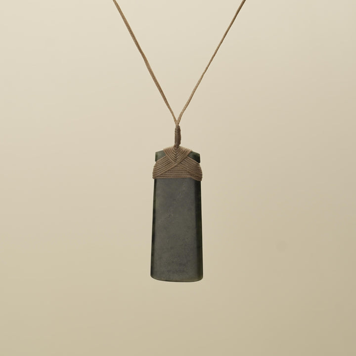 Dark Kawakawa Pounamu Toki Large