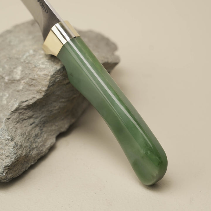Pounamu Bird & Trout Knife Carbon Steel