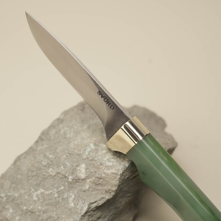 Pounamu Bird & Trout Knife Carbon Steel
