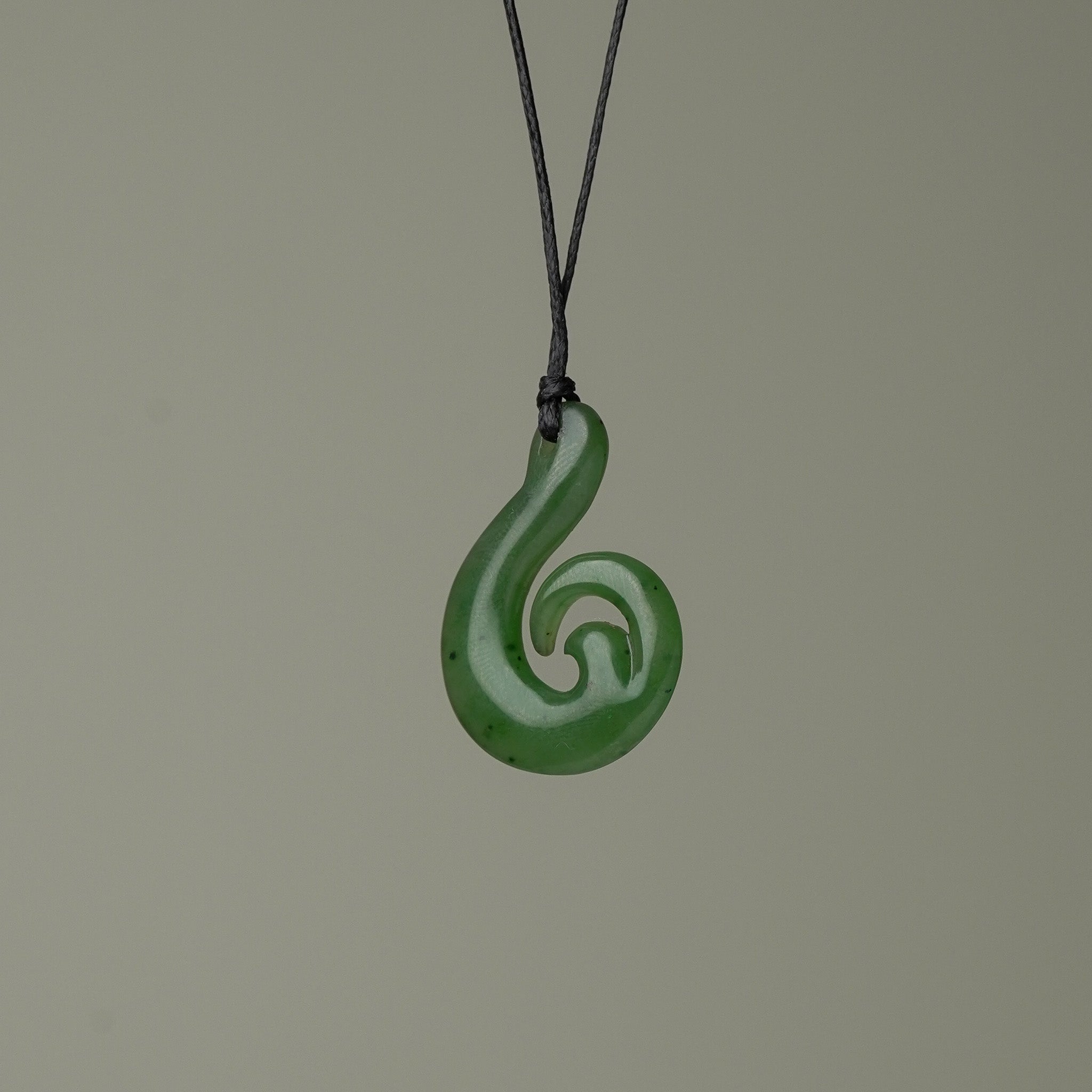 Small Hei Matau Wave Pendant