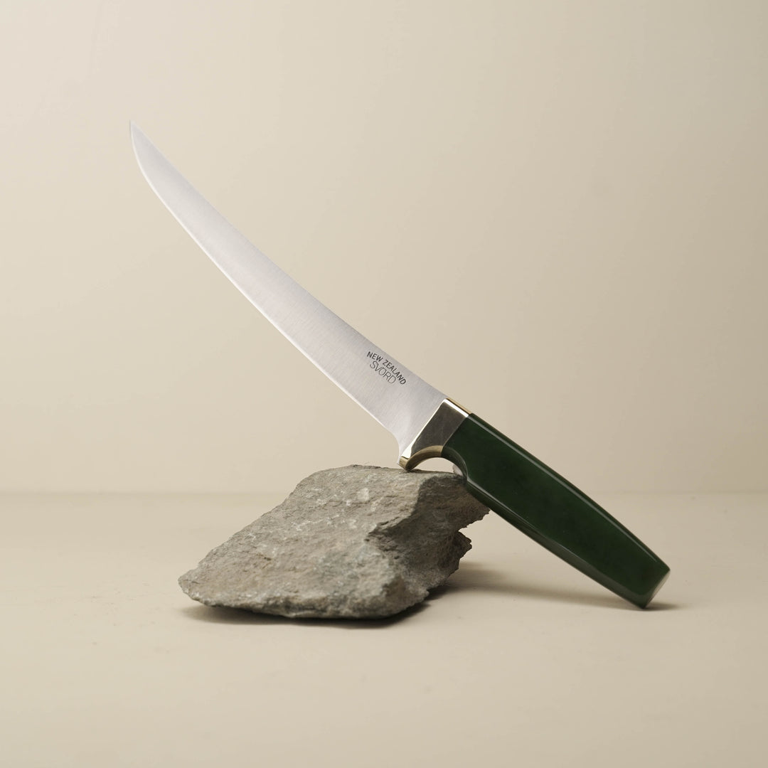 Fish Fillet Knife Kawakawa Pounamu 9"