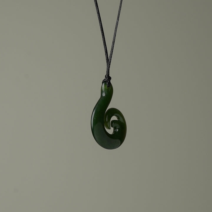 Small Hei Matau Wave Pendant