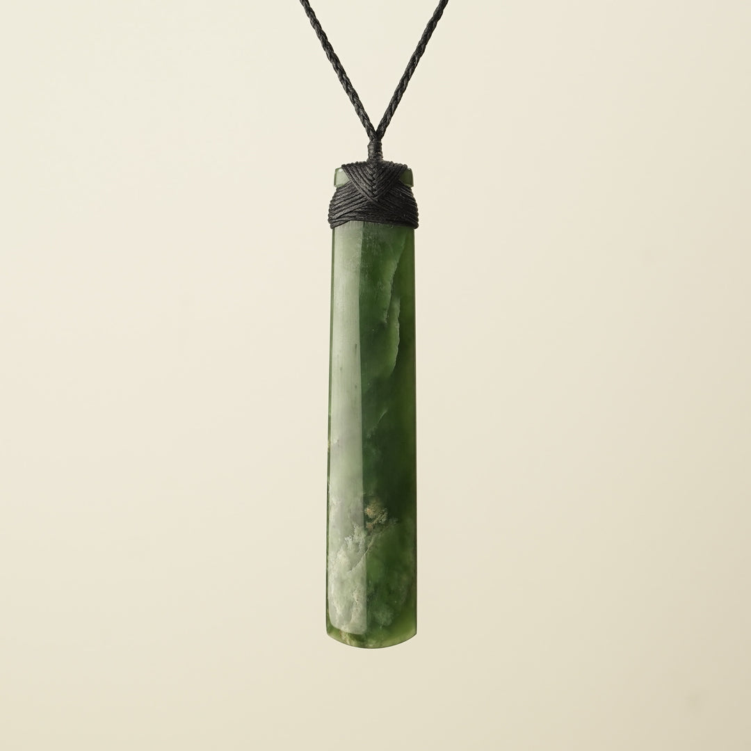 Toki Flower Pounamu XXL Pendant