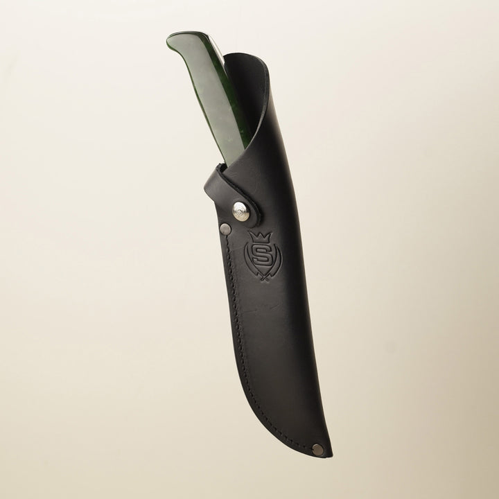 Pounamu Bowie Knife: Carbon Steel Blade 16.5cm
