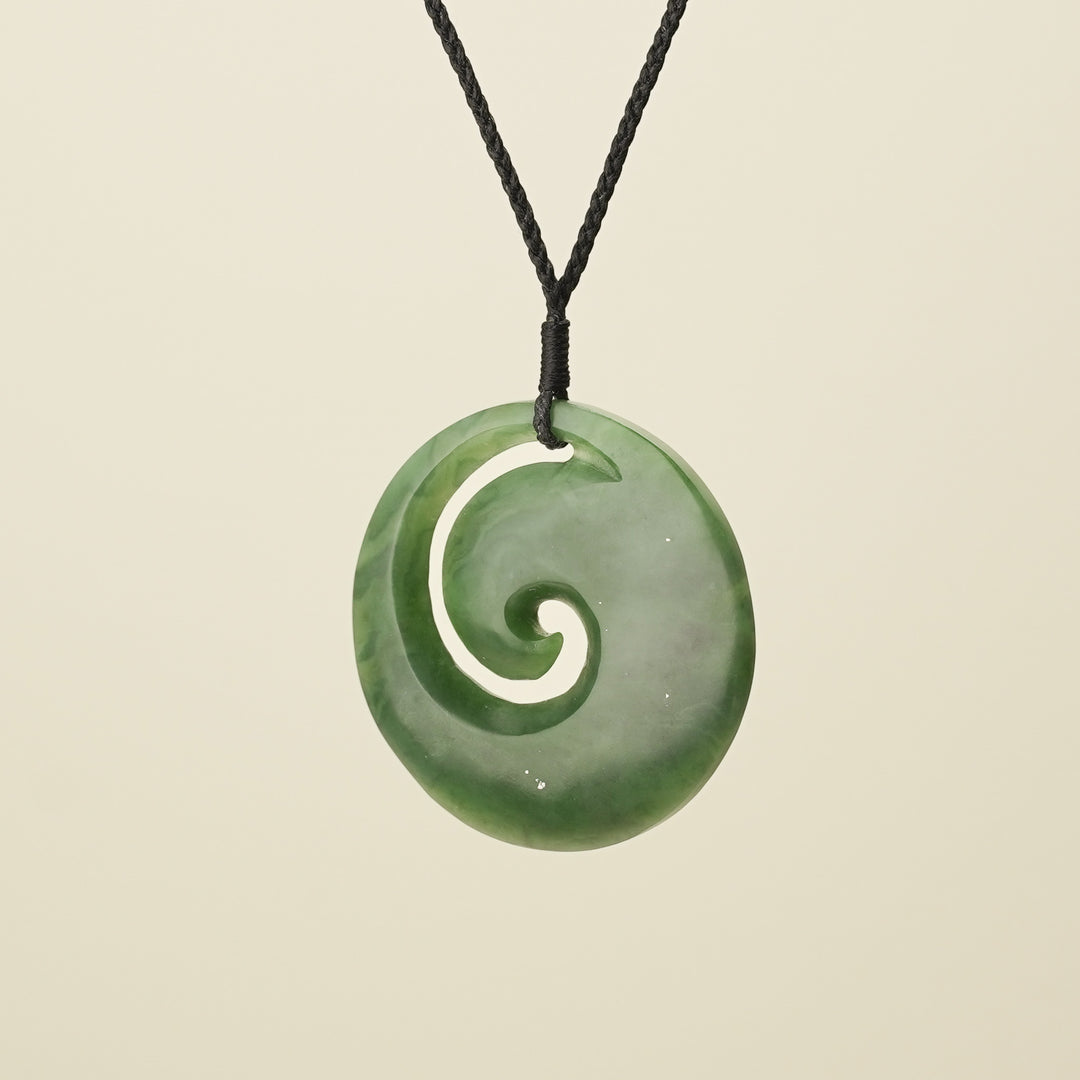 Koru Kahurangi Pounamu Large Pendant