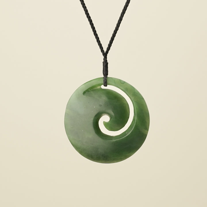 Koru Kahurangi Pounamu Large Pendant