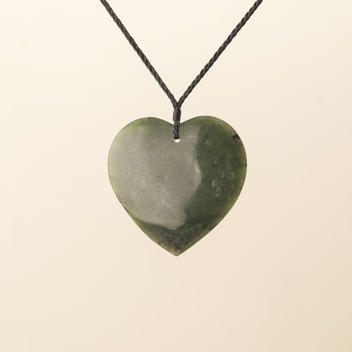XL Pounamu Heart Pendant