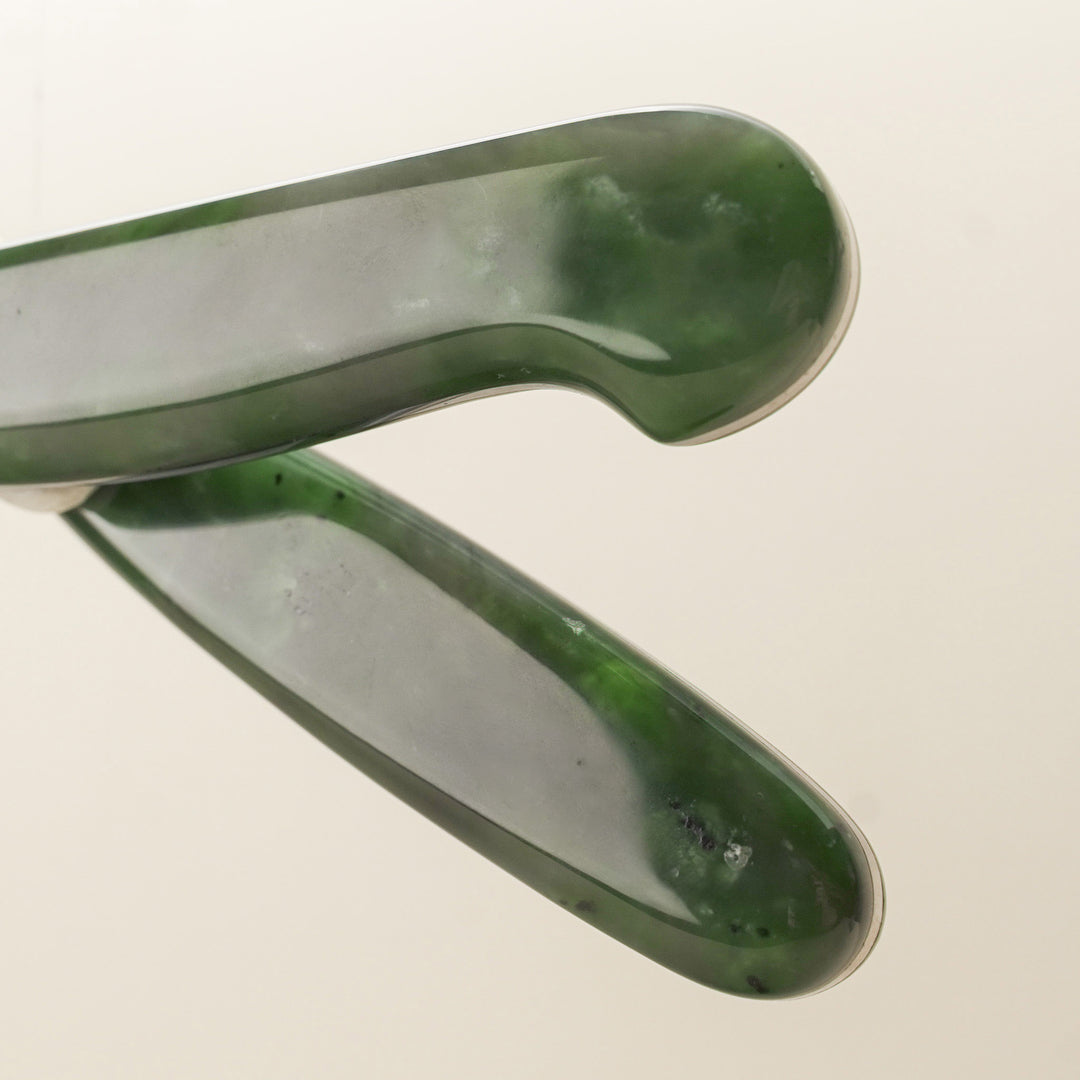 Pounamu Carving Knife & Fork Set Carbon Steel