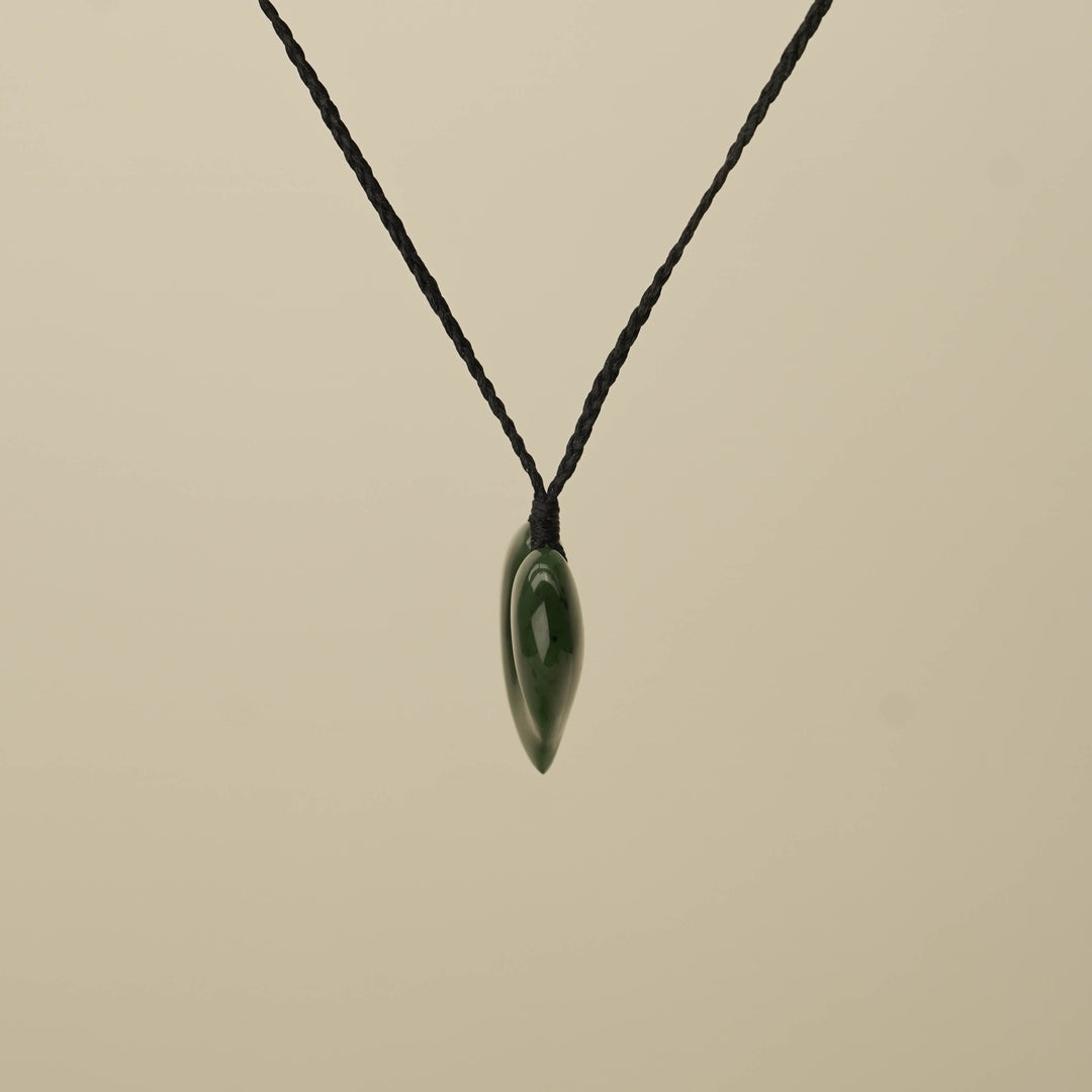 Manawa Heart Greenstone Medium Pendant