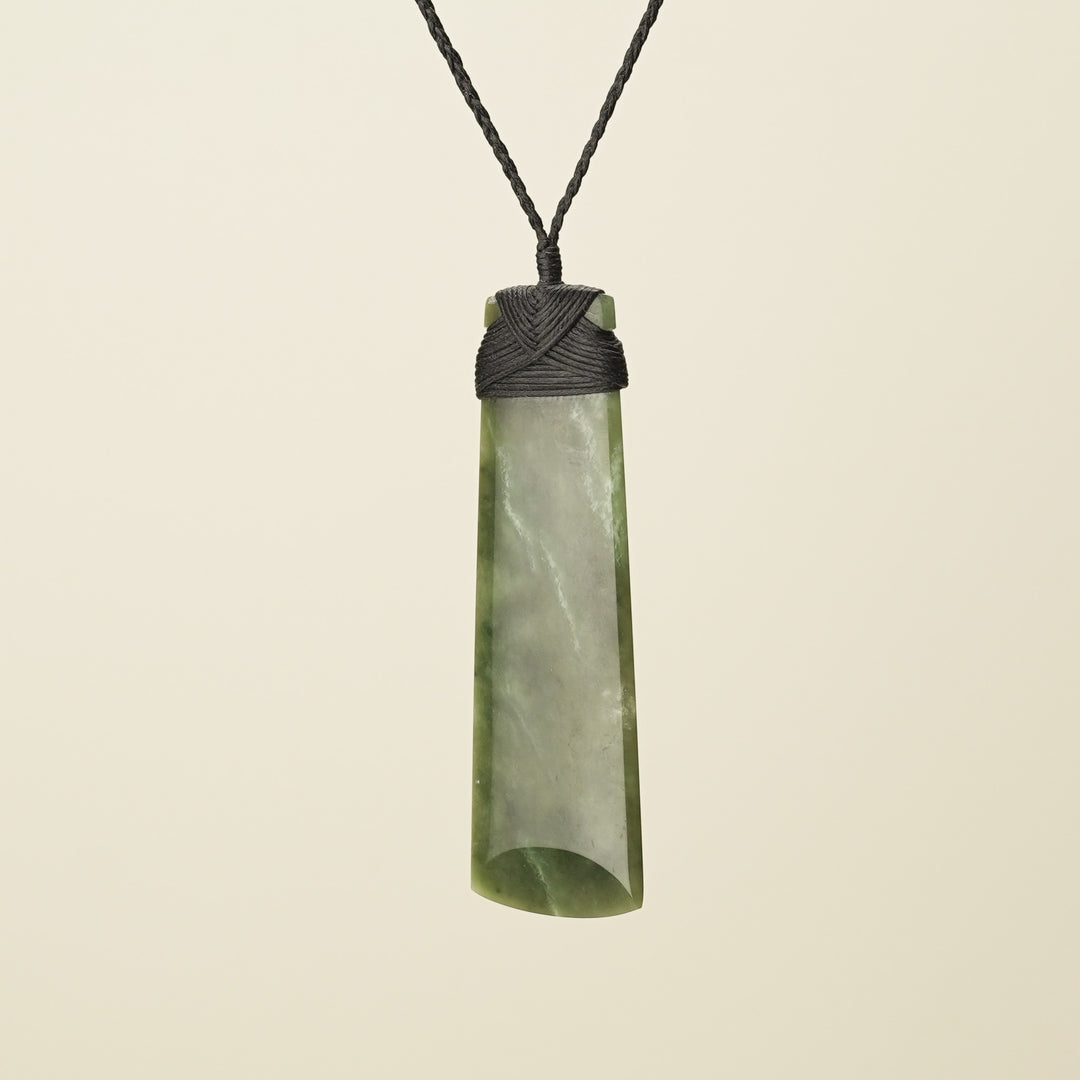 Toki Kawakawa Pounamu Extra Large Pendant