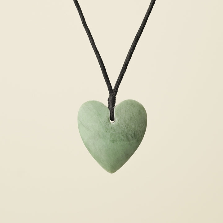 Manawa Heart Small Inganga Pounamu Pendant