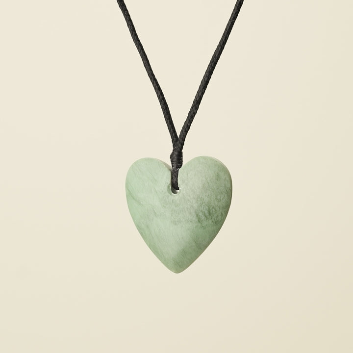 Manawa Heart Small Inganga Pounamu Pendant