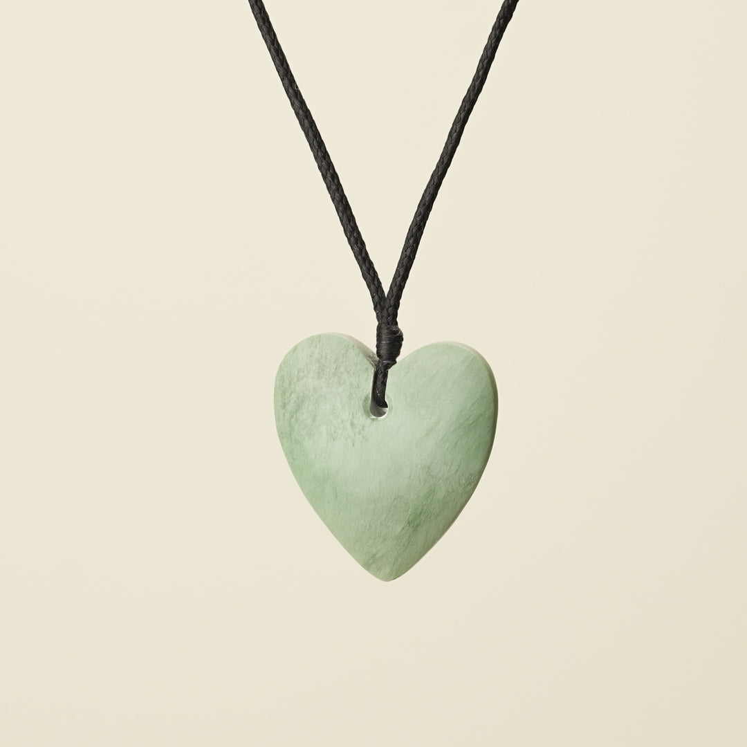 Manawa Heart Small Inganga Pounamu Pendant