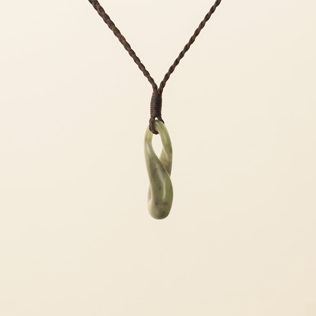 Medium Single Pikorua Pounamu Pendant
