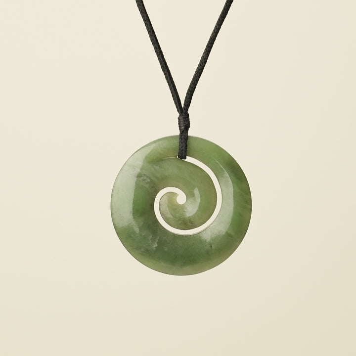 Koru Kahurangi Large Pounamu Pendant