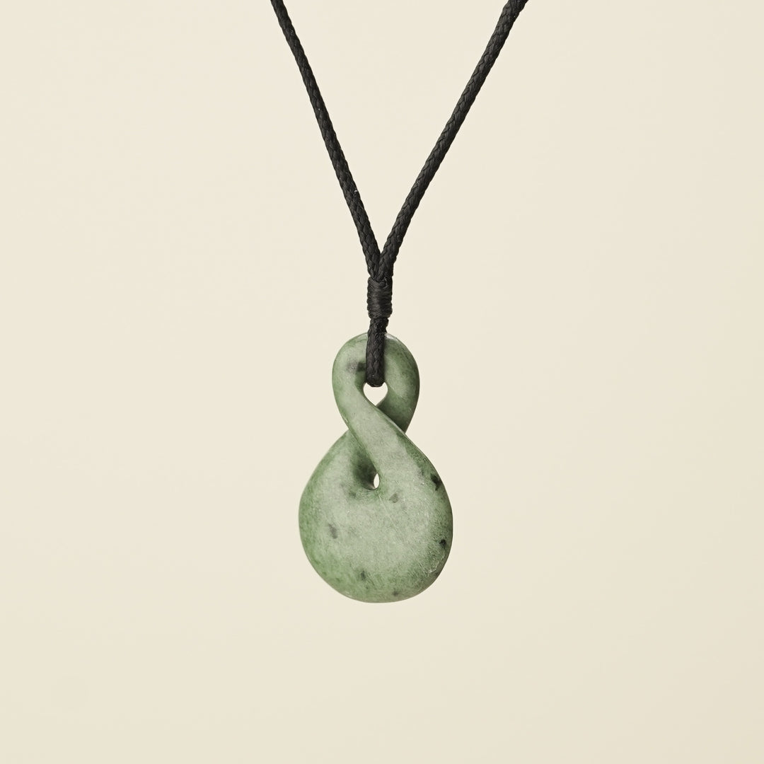 Pikorua Inanga Small Pounamu Pendant