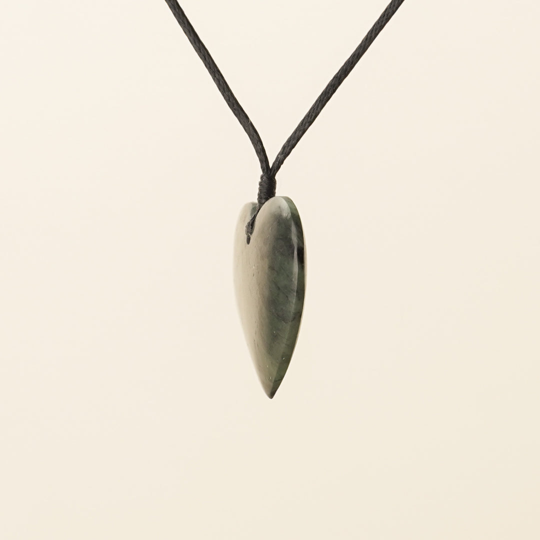 Pounamu  Heart Medium Pendant