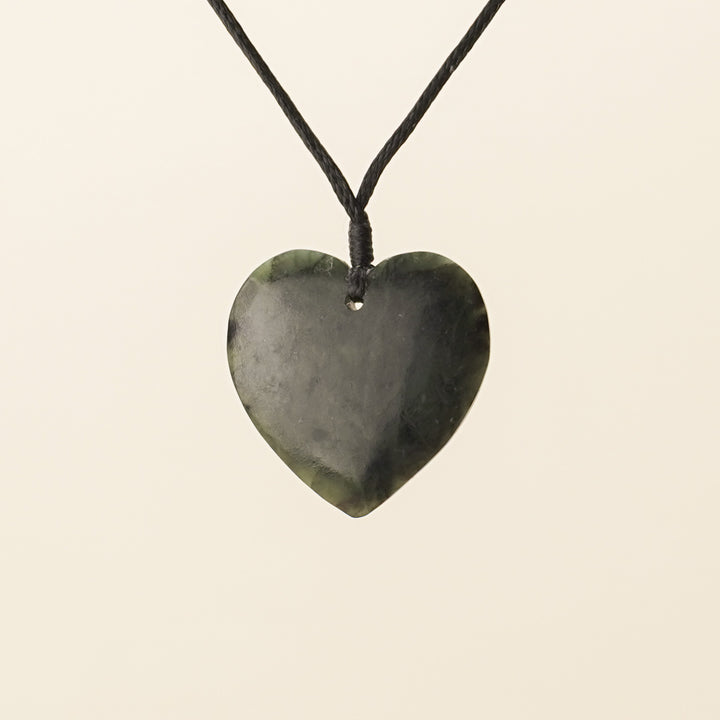 Pounamu  Heart Medium Pendant