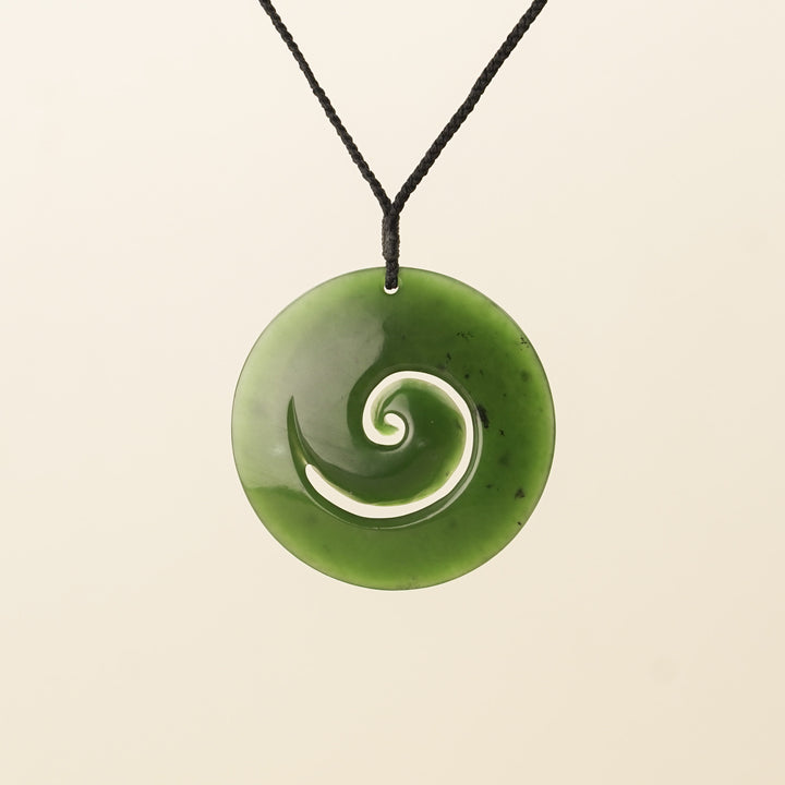 Koru Pounamu Large Pendant