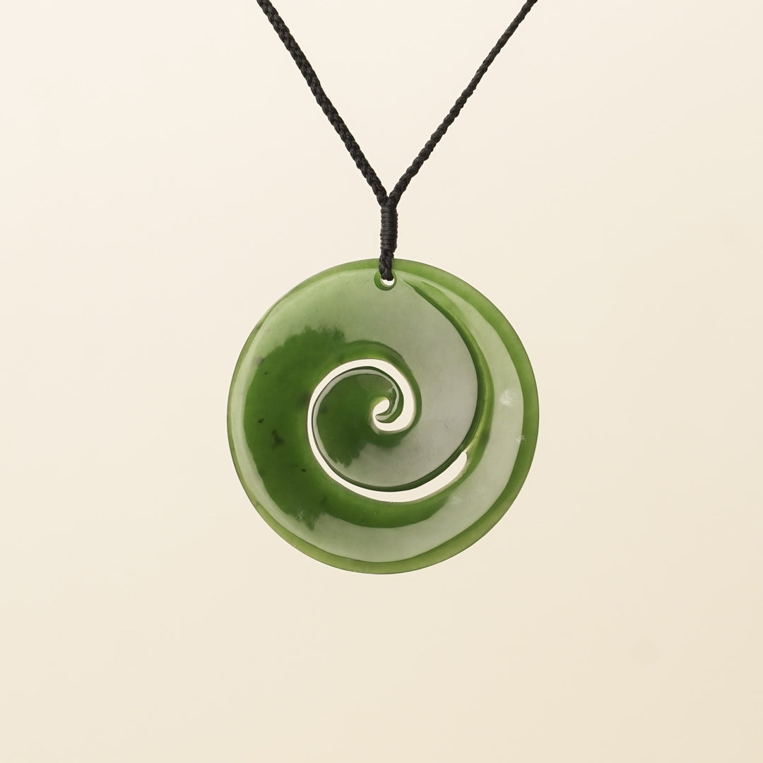 Koru Pounamu Large Pendant