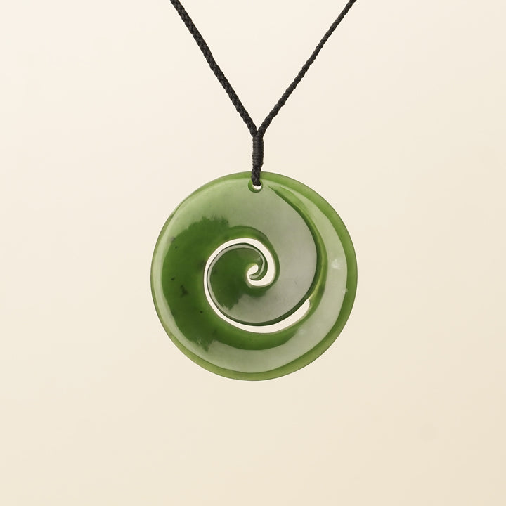 Koru Pounamu Large Pendant